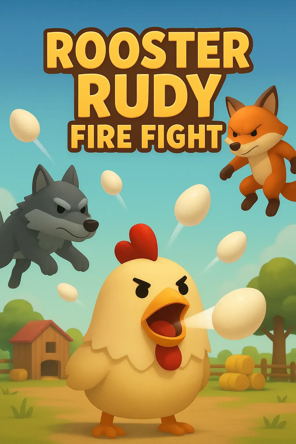 Rooster Rudy Rooster Rudy Fire Fight | Astrocade