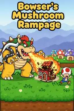 Bowser's Mushroom Rampage by cuzzososay