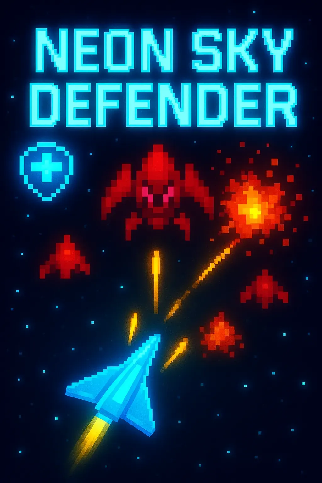 Neon Sky Defender | Astrocade
