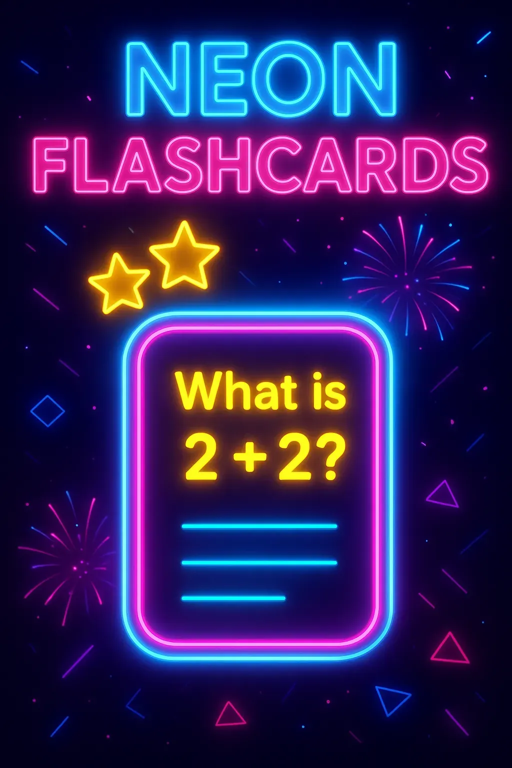 Neon Flashcards | Astrocade