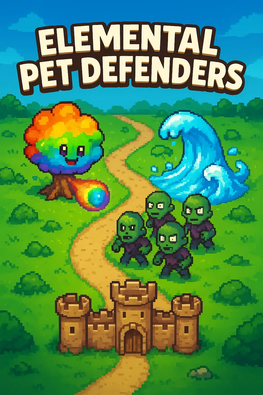 Elemental Pet Defenders | Astrocade