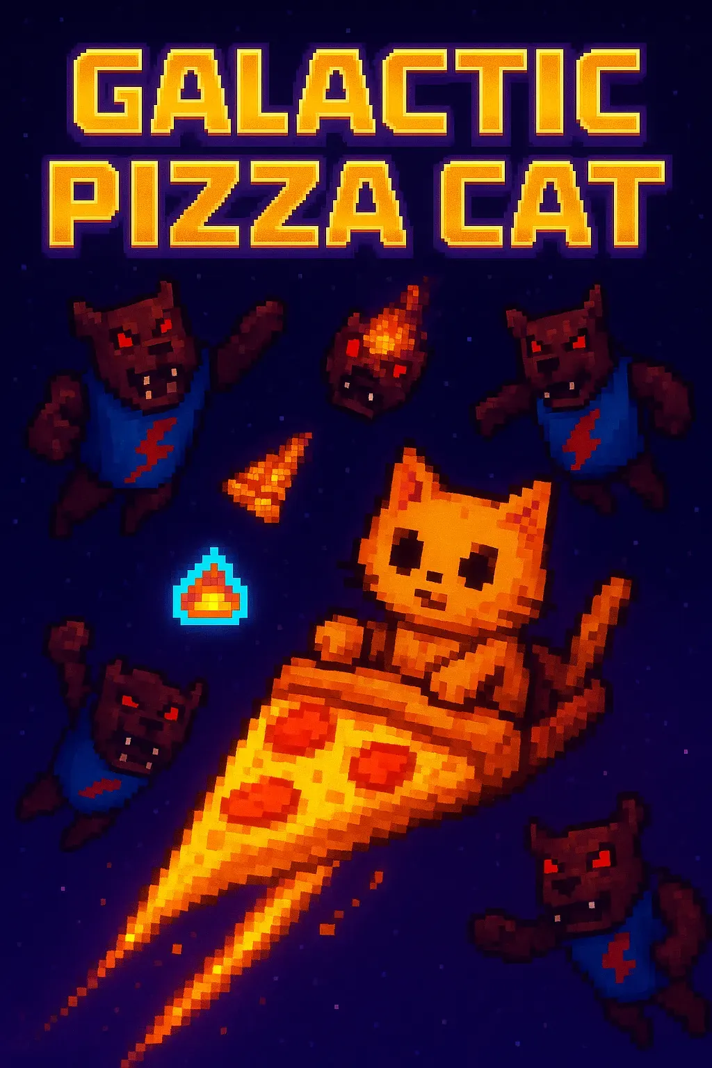 Galactic Pizza Cat | Astrocade
