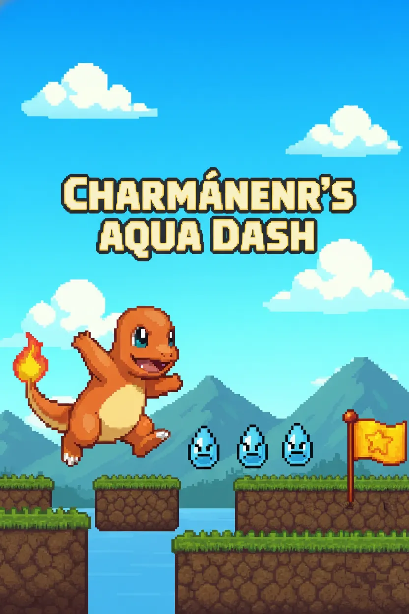 Charmander's Aqua Dash | Astrocade
