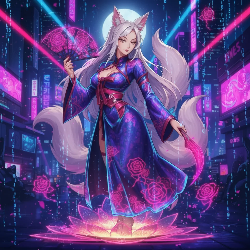Gridveil XVI: Neon Sakura Run | Astrocade
