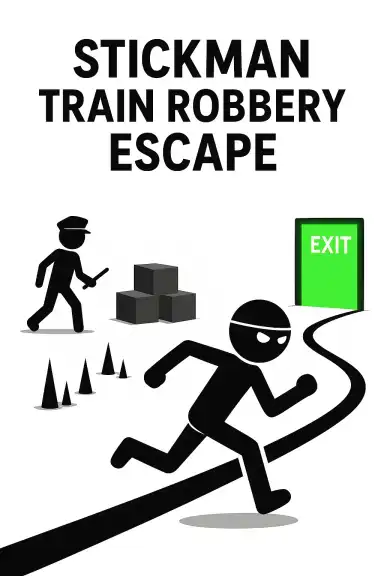 Stickman Train Robbery Escape by divya01