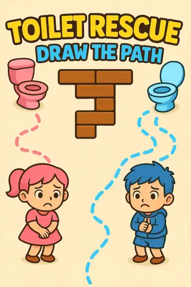 Toilet rescue: draw the path by astrocraft