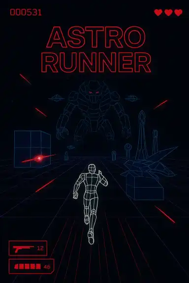 Astro Runner by pacmangoli
