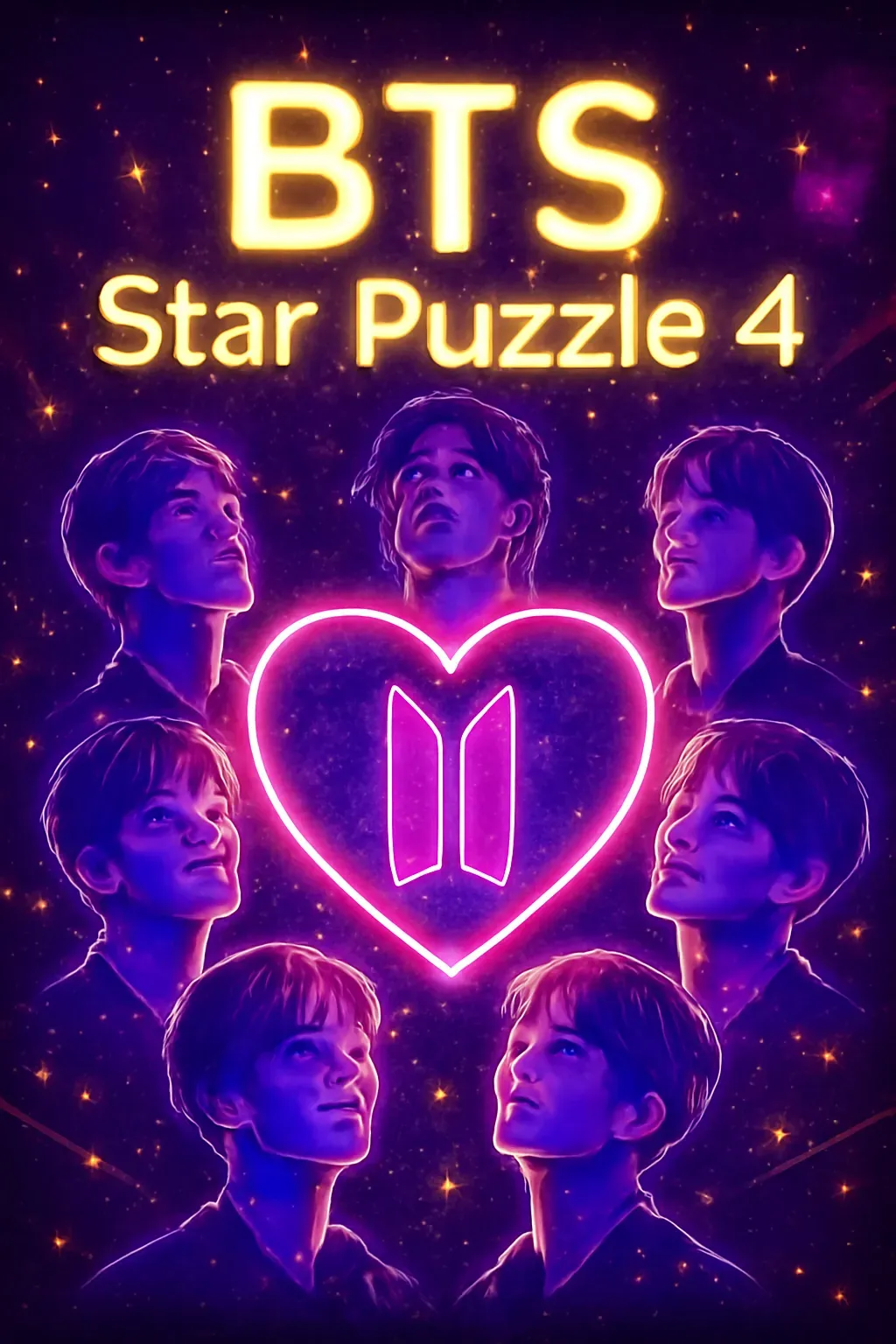 BTSフラッグ BTS Star puzzle 4 | Astrocade