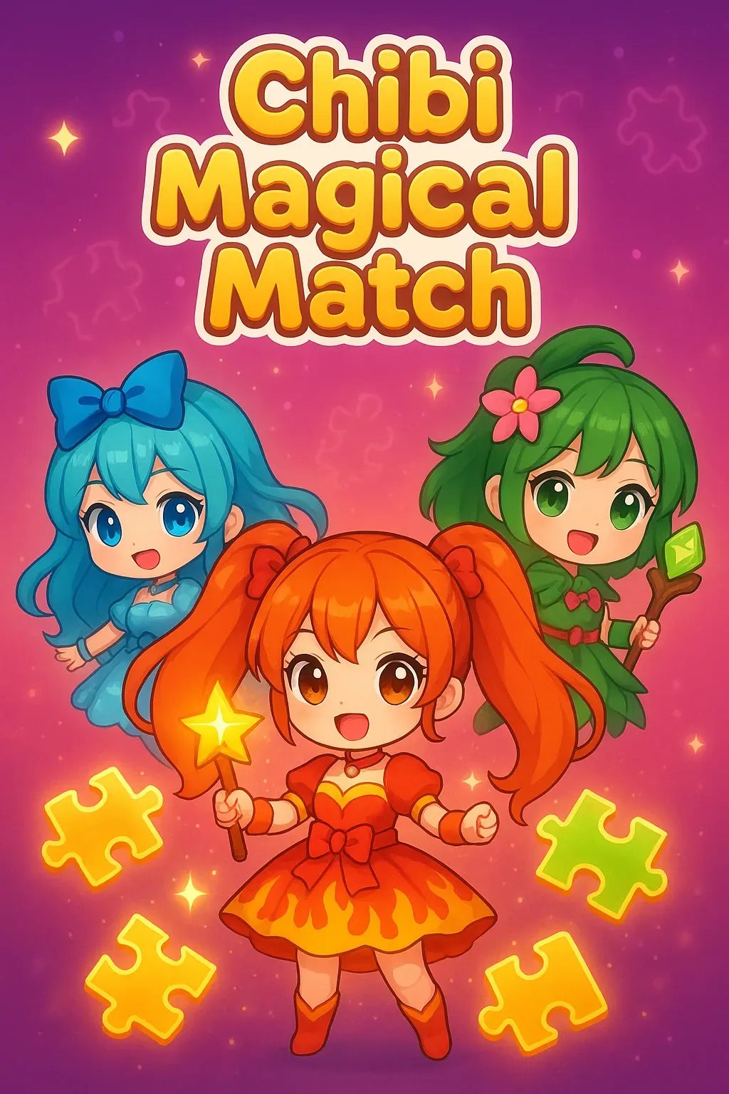 Chibi Magical Match | Astrocade