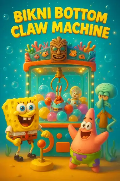 Bikini Bottom Claw Machine by wadapalamani