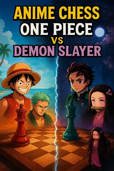 Anime Chess: One Piece vs Demon Slayer by dmills2030