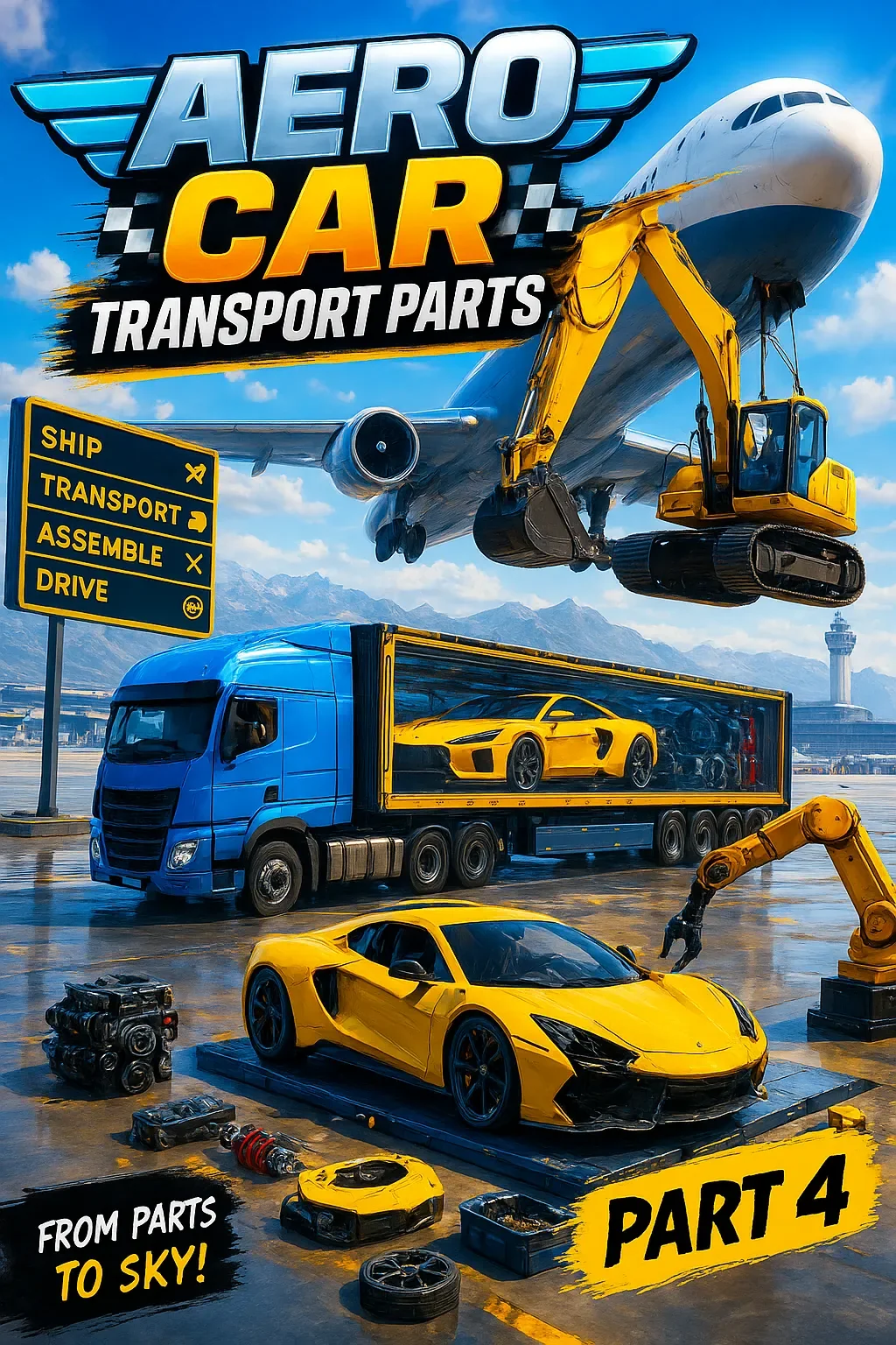 AERO CAR TRANSPORT parts 3 | Astrocade