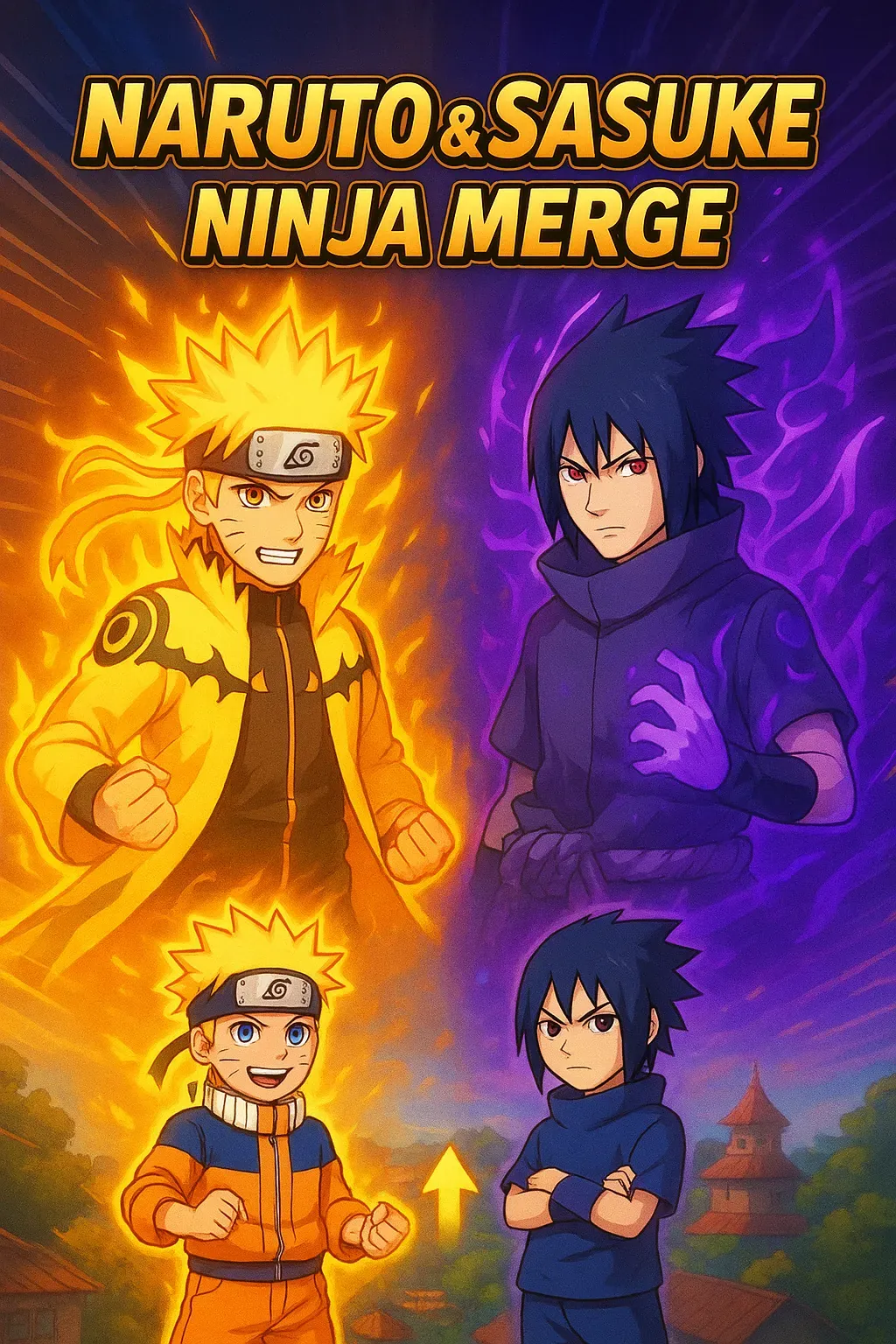 Naruto & Sasuke: Ninja Merge | Astrocade