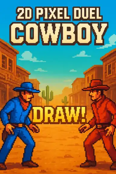 2D Pixel Duel Cowboy by PixelCreator