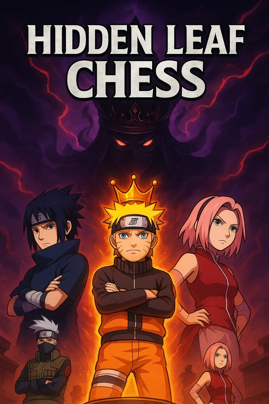アニメ Leaf vs Kansai Game Publishers WOODSOFT Hidden Leaf Chess | Astrocade