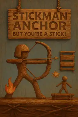 STICKMAN ANCHOR but your a stick? by Goodzogamesjay