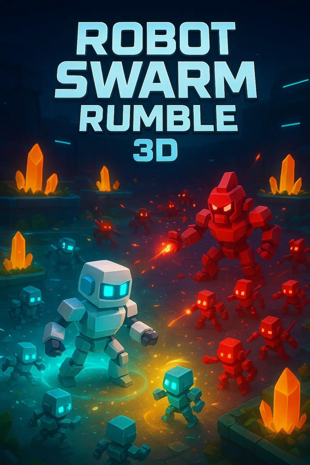 Robot Swarm Rumble 3D | Astrocade