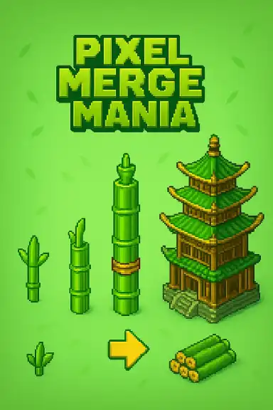 Pixel Merge Mania - Bamboo Buildup by SkulHunter