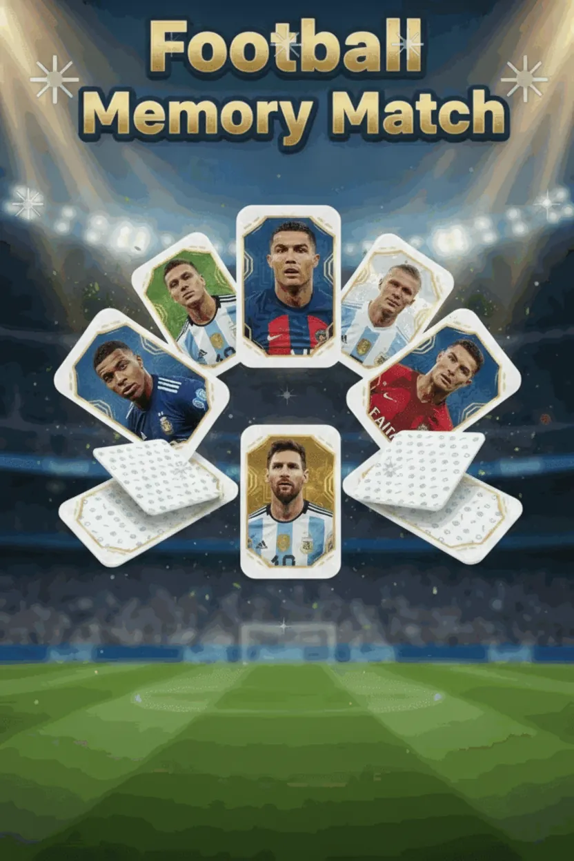 Football Memory Match | Astrocade