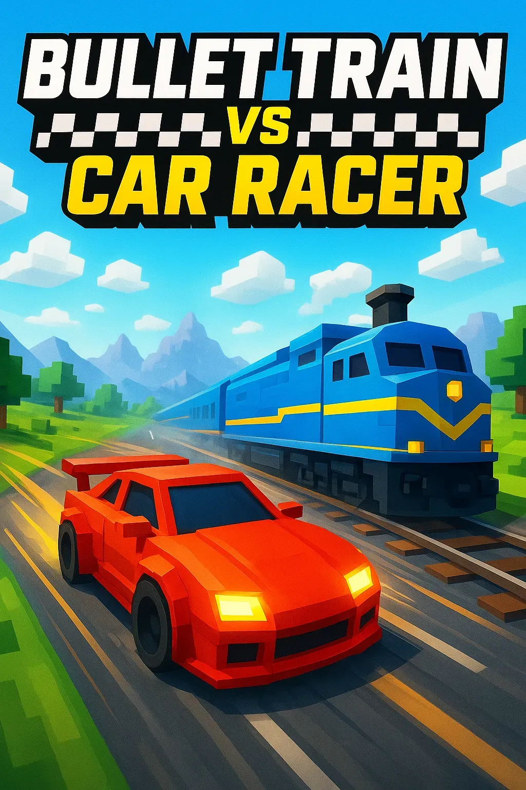 Bullet Train vs Car Racer | Astrocade