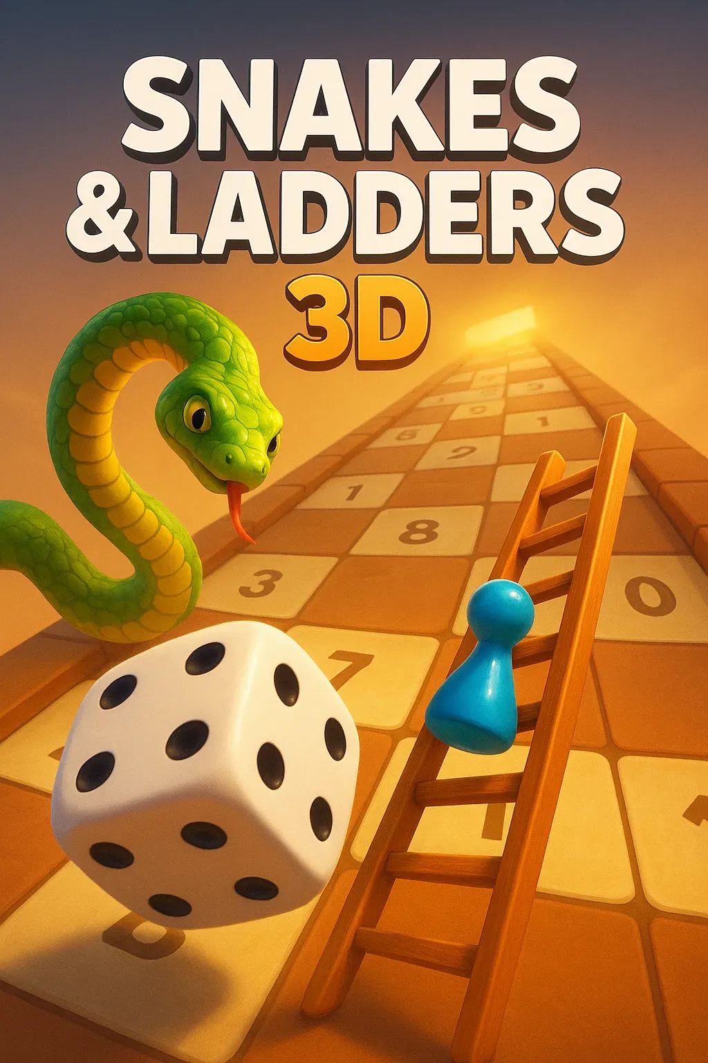 Snakes & Ladders 3D | Astrocade