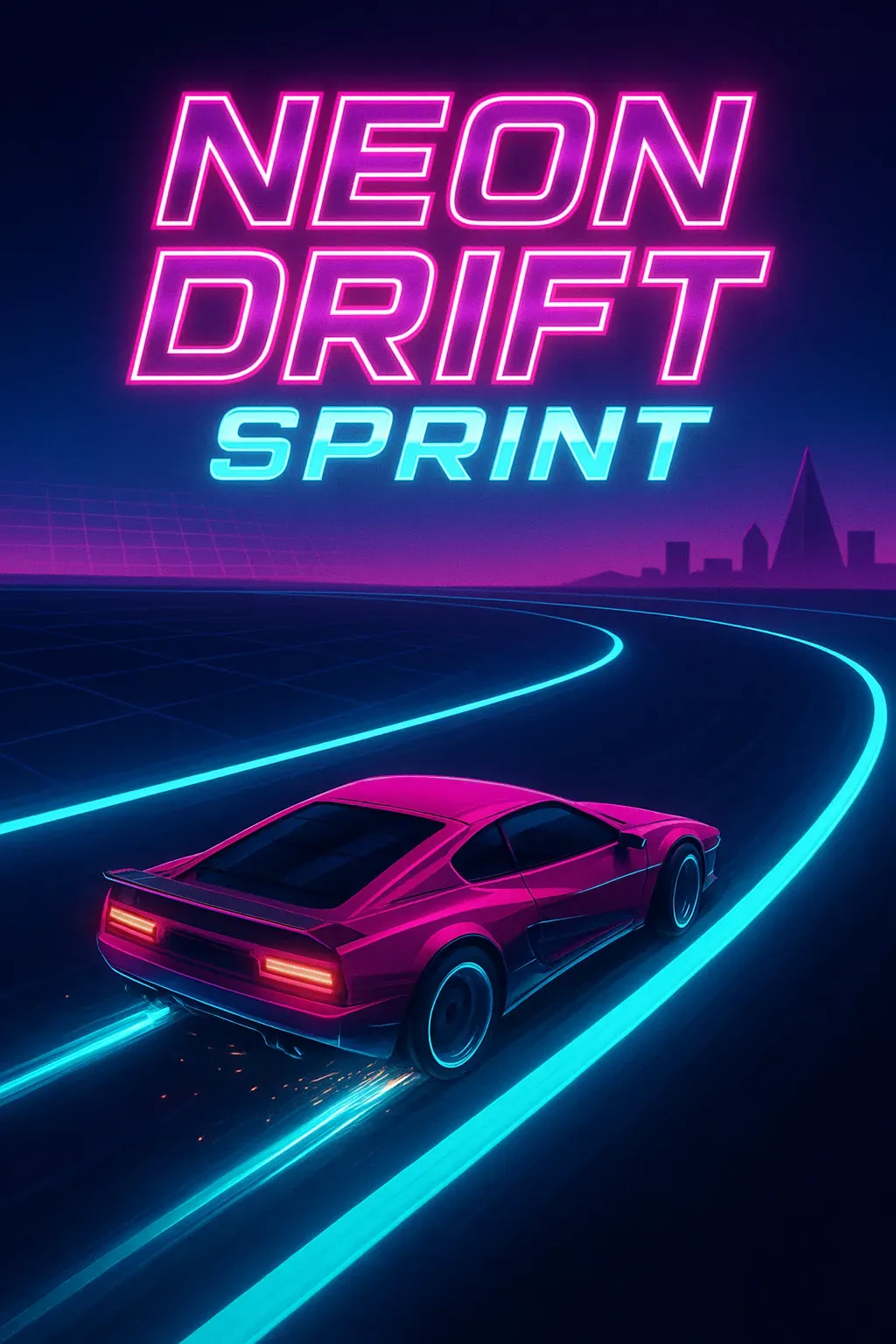 Neon Drift Sprint | Astrocade
