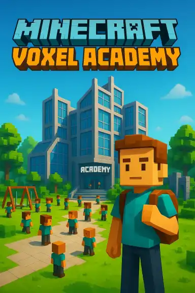 Minecraft voxel Academy by shamakhans
