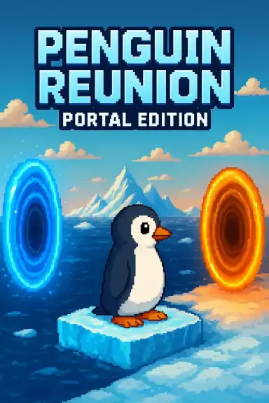 Penguin Reunion: Portal Edition by blackwidowink