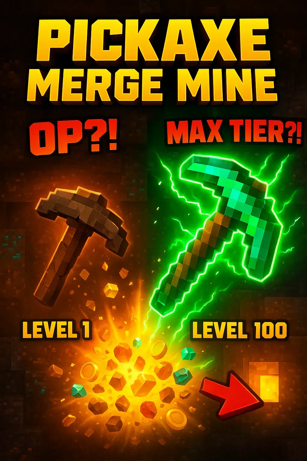 Pickaxe Merge Mine | Astrocade