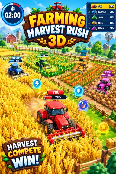 Farming Harvest Rush 3D by Mxnishgames
