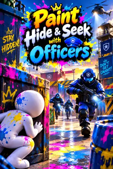 Paint Hide&Seek With Officers by yashirxshaikh
