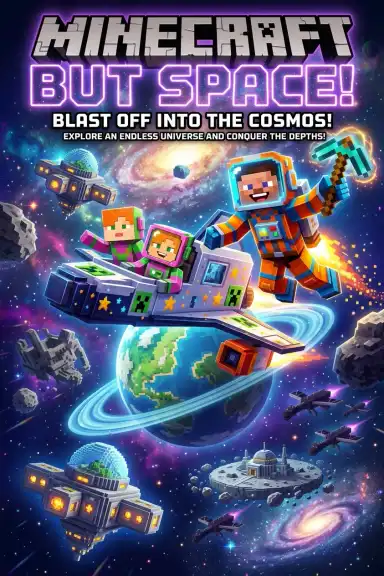 Minecraft but space by Spyro