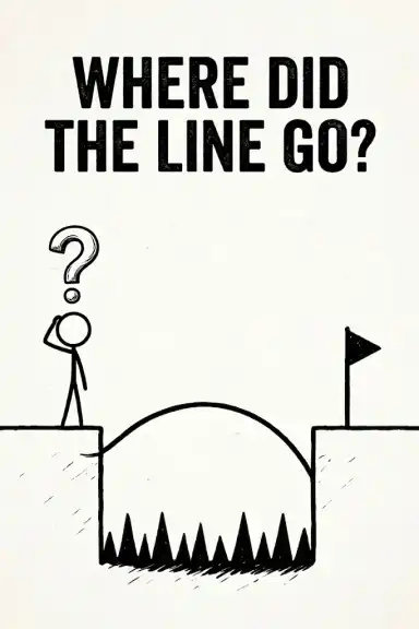 Where did the line go? by akshayr