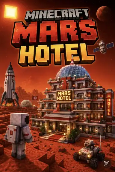 MINECRAFT MARS HOTEL  by gaming_world_123