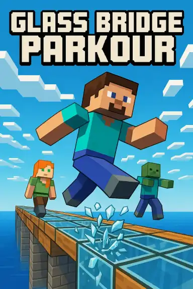 Glass Bridge Parkour  by dark_xoryn